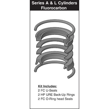 Atlas - After Market Parts Hydraulic Cylinder Repair Kit- I-PK-N-N-5-12 4B00S120V